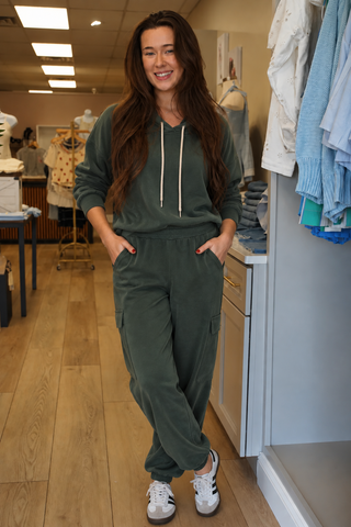 Hunter Green Jogger Set