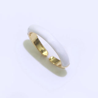 #0029 White Filled Gold Ring