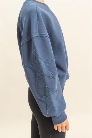 Starburst Crewneck - Navy