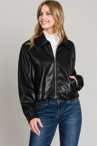 After Dark Pleather Jacket