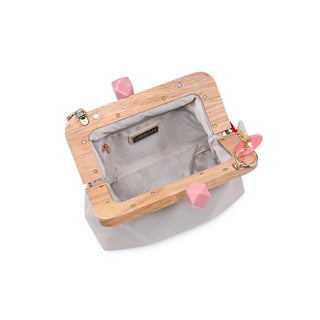 Ivory Multi Color Clutch