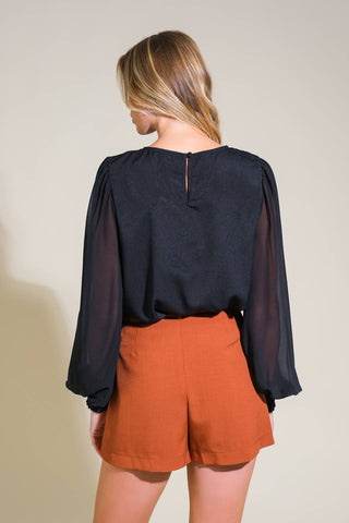 Midnight Muse Lace Top