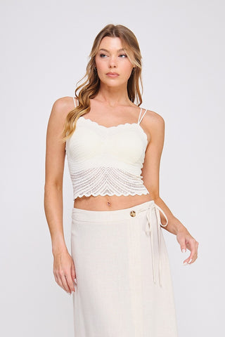 Sweet Support Bralette: Cream