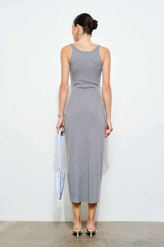 Essential Heather Grey Tank Maxi Dress