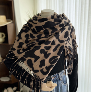 Leopard Mocha Scarf