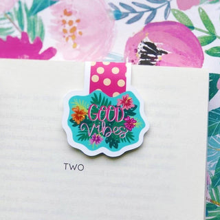 Good Vibes Tropical Magnetic Bookmark