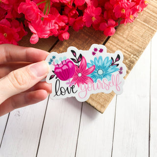 Love Yourself Vinyl Sticker
