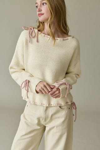 Rose Stitching Detail Sweater.jpg