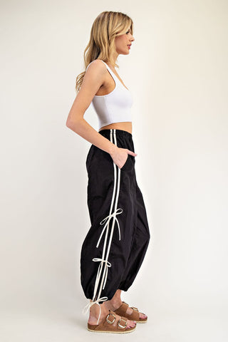 Nylon Black Bow Detail Pant3.jpg