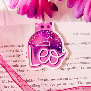 Leo Zodiac Sign Magnetic Bookmark