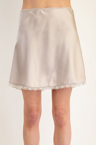 Champagne Lace Mini Skirt.jpg