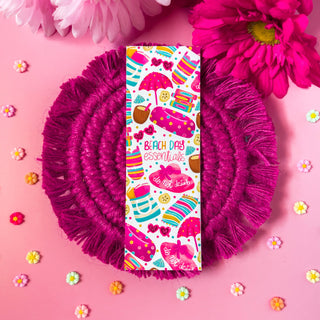 Matte Beach Day Essentials Bookmark